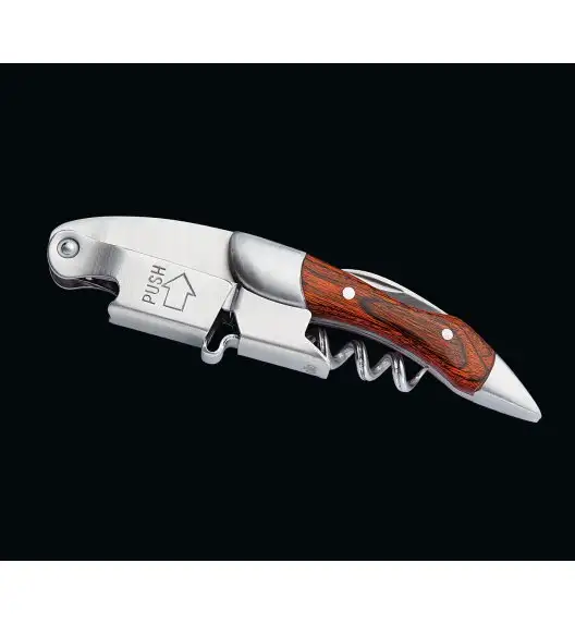 CILIO LEGNO Korkociąg kelnerski 12 cm / stal nierdzewna / FreeForm