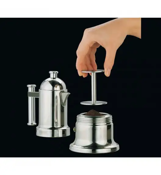 CILIO Stempel do ubijania kawy, dwa rozmiary / stal nierdzewna