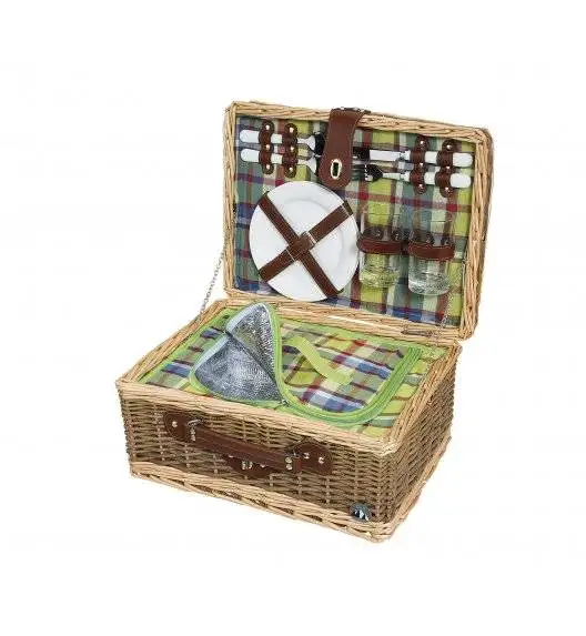 CILIO MELANO Kosz piknikowy dla 2 osób z wyposażeniem / wiklina