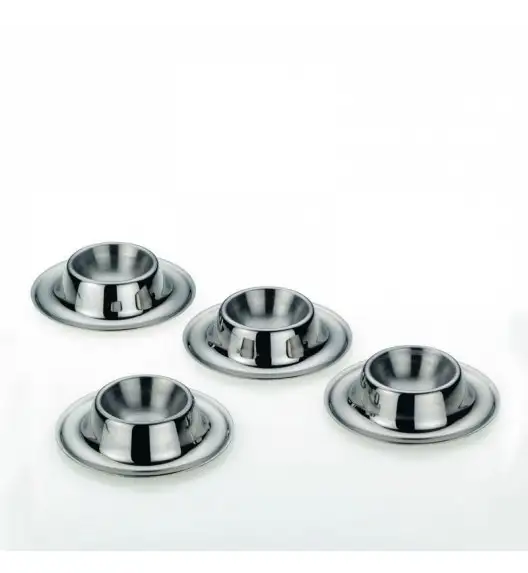 KELA VISION Stalowe kieliszki na jajka / 4 sztuki