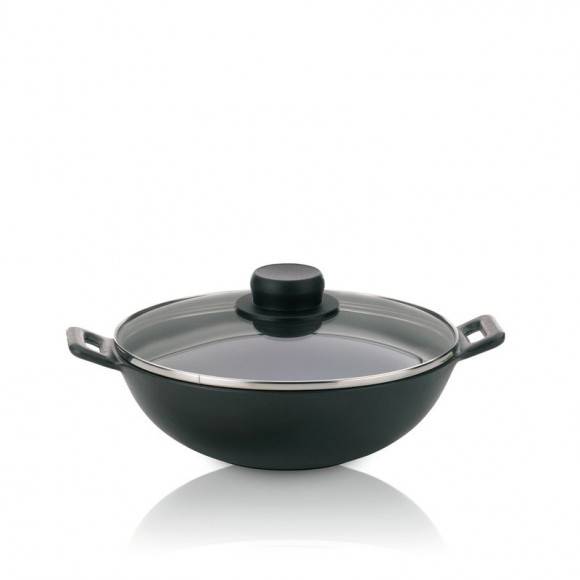 KELA Mini wok żeliwny, indukcja, 5 elementów, ⌀ 24 cm / FreeForm