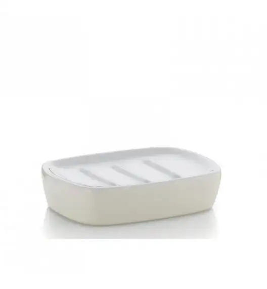 KELA LANDORA Ceramiczna mydelniczka / kremowa