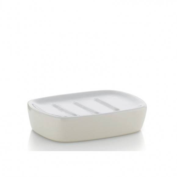KELA LANDORA Ceramiczna mydelniczka / kremowa