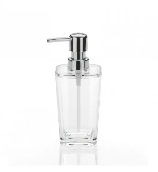 KELA KRISTALL Przeźroczysty dozownik na mydło w płynie 350 ml