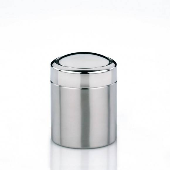 KELA Mały kosz łazienkowy ANO satynowa stal nierdzewna 1,5 l / FreeForm