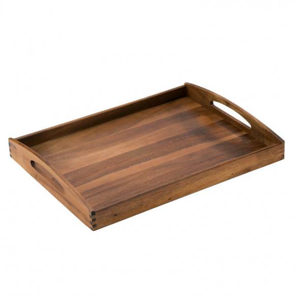 ZASSENHAUS Taca do serwowania z drewna akacjowego 53 × 42 cm