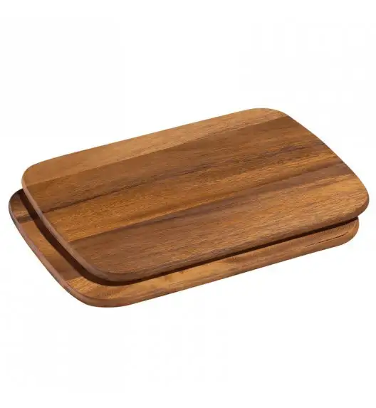 ZASSENHAUS Zestaw 2 desek do krojenia z drewna akacjowego 28 × 20 × 1 cm / FreeForm