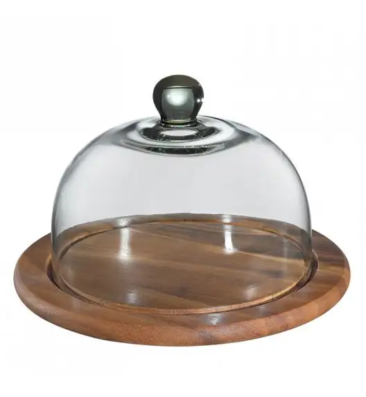 ZASSENHAUS Okrągła deska do sera ze szklana pokrywą ⌀ 30 cm