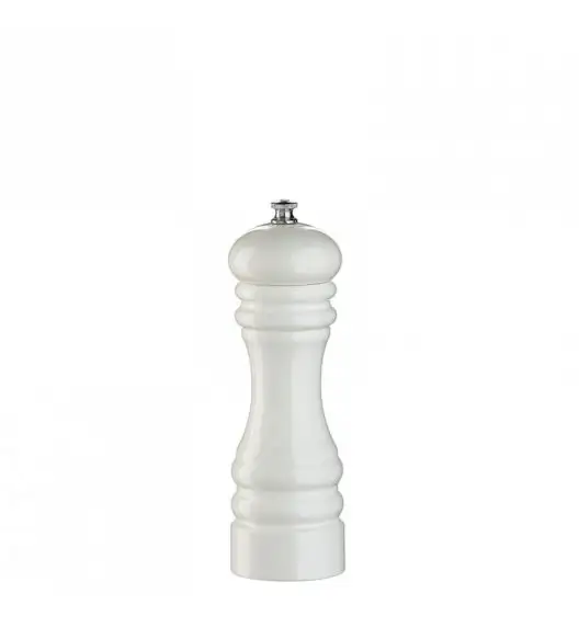 ZASSENHAUS Młynek do soli BERLIN ⌀ 5,5 x 18 cm, biały / FreeForm