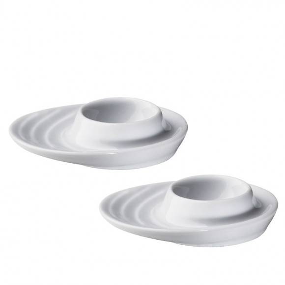 KUCHENPROFI Porcelanowy spodek na jajko BURGUND / FreeForm
