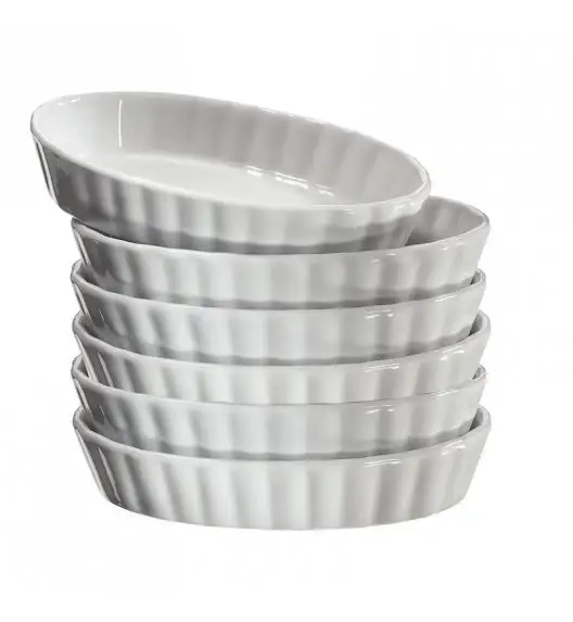 KUCHENPROFI Zestaw naczyń do creme brulee BURGUND 6 sztuk / FreeForm