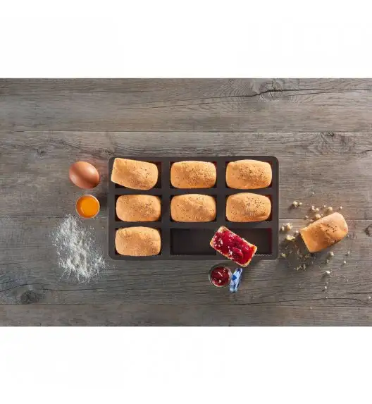 LURCH Silikonowa forma na 9 brownie FLEXI-FORM / FreeForm