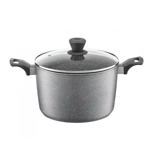 AMBITION SILVERSTONE Garnek aluminiowy 3,6 l z powłoką Qualum Basic Stone Edition 20 cm