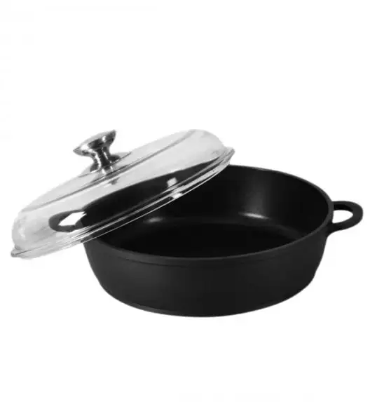 AMBITION TAURUS Patelnia głęboka + pokrywka 28 cm z powłoką Teflon ® Platinum Plus INDUKCJA