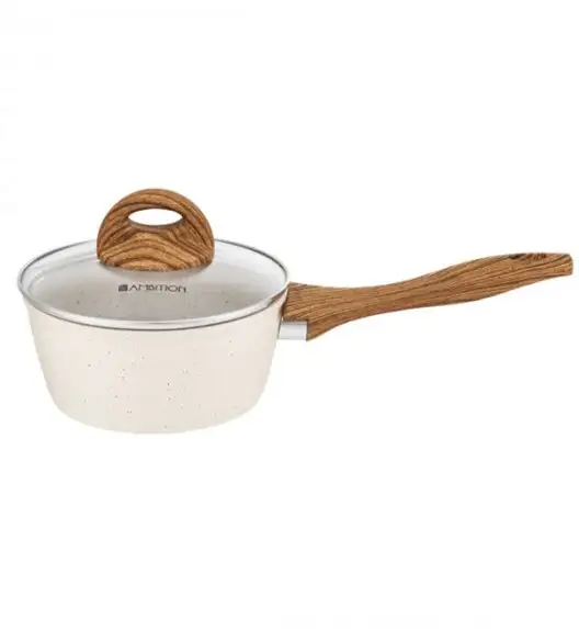 AMBITION NATURE Rondel z pokrywką Ø16 cm / powłoka nieprzywierająca / indukcja / 34143