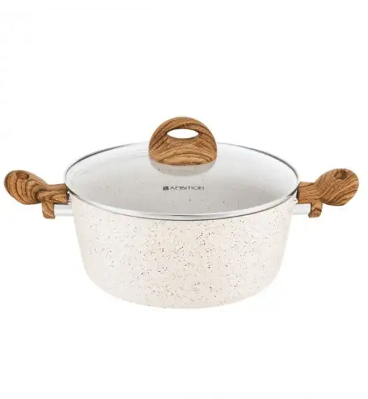 AMBITION NATURE Garnek aluminiowy 2,2 l z powłoką nieprzywierającą 20 cm / indukcja