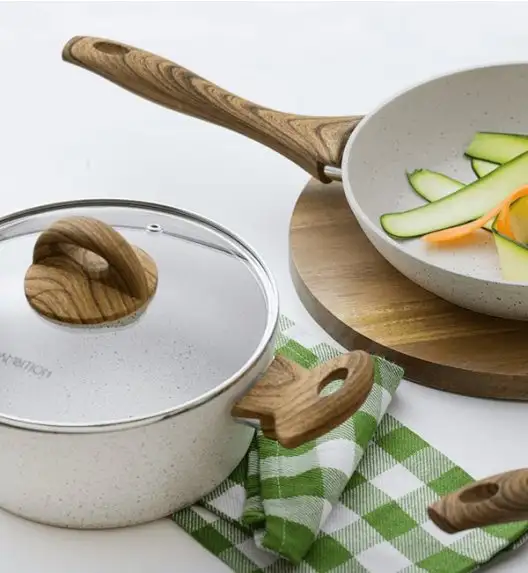 AMBITION NATURE Garnek aluminiowy 4 l z powłoką nieprzywierającą 24 cm / indukcja