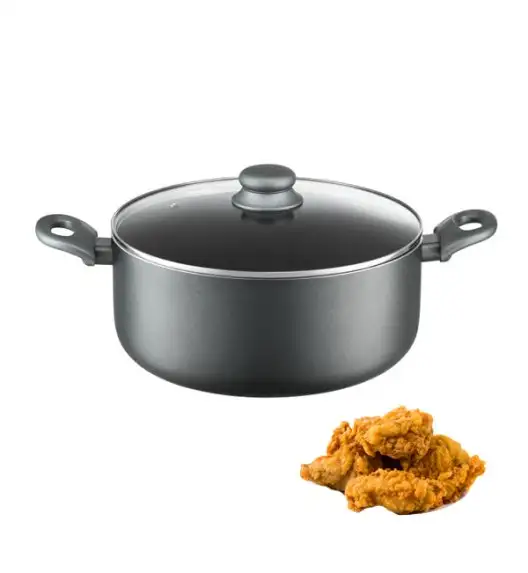 AMBITION GRAPHITE Garnek z pokrywką 28 cm 7,2 l / Powłoka ILAG BASIC