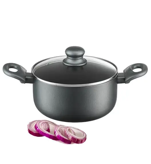 AMBITION GRAPHITE Garnek z pokrywką 20 cm 2,9 l / Powłoka ILAG BASIC / 20127