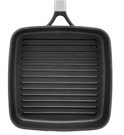 AMBITION TAURUS Patelnia grillowa 26 x 26 cm z powłoką Teflon ® Platinum Plus INDUKCJA