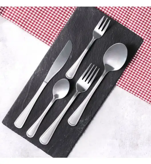 DOMOTTI LONDON Sztućce Komplet 30 elementów z widelczykami deserowymi / pudełko