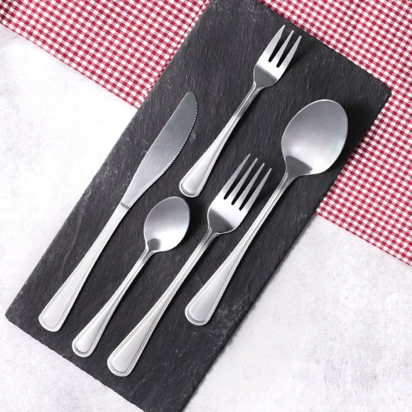 DOMOTTI LONDON Sztućce Komplet 30 elementów z widelczykami deserowymi / pudełko