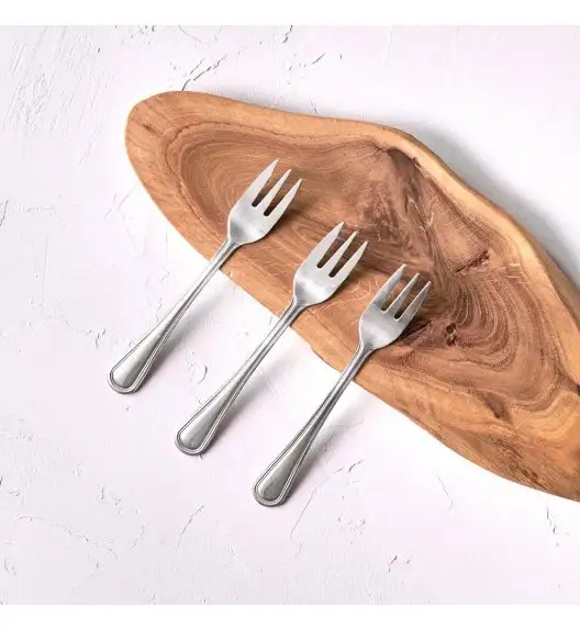 DOMOTTI LONDON Sztućce Komplet 3 widelczyków do ciasta