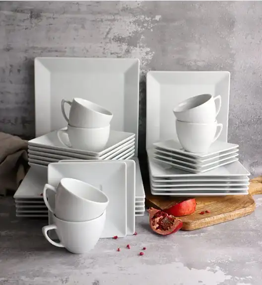 LUBIANA CLASSIC Serwis obiadowo-kawowy 12 os / 60 el / Porcelana