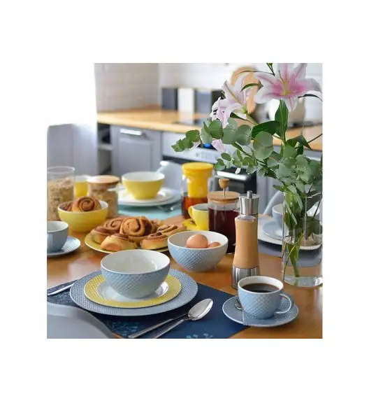 AMBITION NORDIC Zaparzacz 1 l z bambusową pokrywką / skandynawski styl