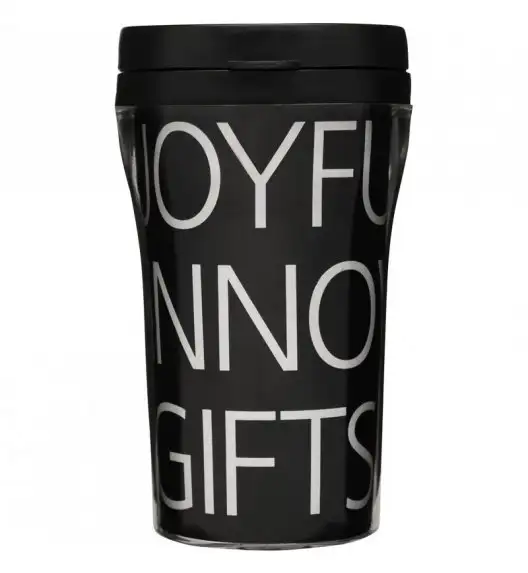 SAGAFORM Kubek samochodowy z możliwością personalizacji ADVENTURE czarny 0,35 l / FreeForm