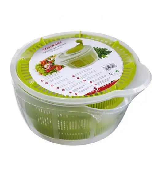 WESTMARK FORTUNA Wirówka do sałaty z korbką 5,0 L / zielona