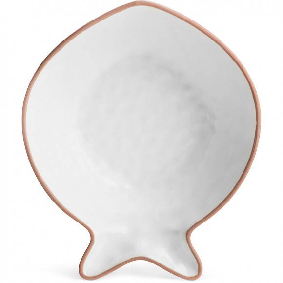 SAGAFORM Biała miska do serwowania, duża rybka SEAFOOD / FreeForm