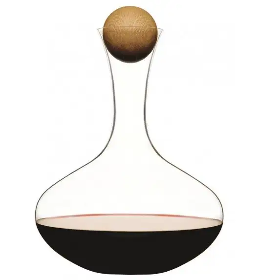 SAGAFORM Szklana karafka z dębowym korkiem 2,0 l NATURE / FreeForm