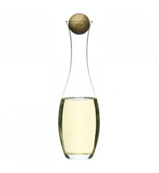 SAGAFORM Szklana karafka z dębowym korkiem 1,0 l NATURE / FreeForm