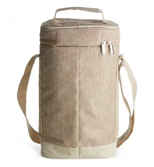 SAGAFORM Torba termiczna na 2 butelki PICNIC NAUTIC beżowa / FreeForm