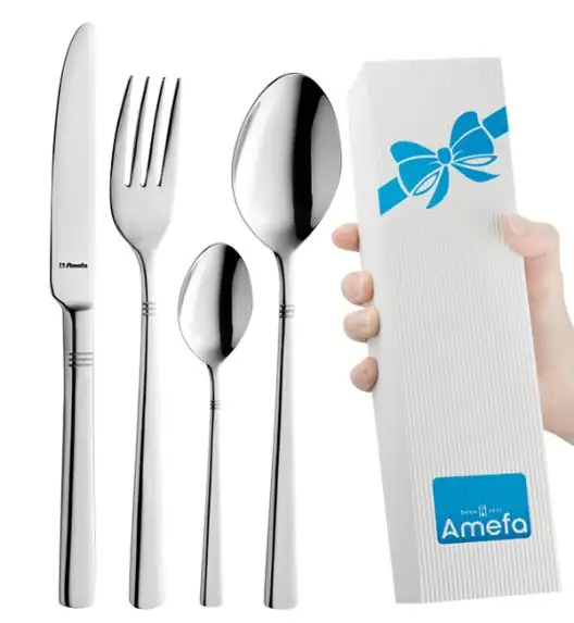 AMEFA PALMON Sztućce UE 48 el LUZ / 12 os / połysk