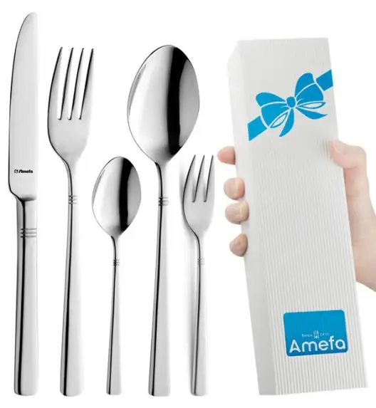 AMEFA PALMON Sztućce UE 60 el LUZ / 12 os / połysk