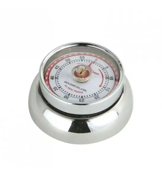 ZASSENHAUS SPEED Timer mechaniczny ⌀ 7 cm stalowy / FreeForm