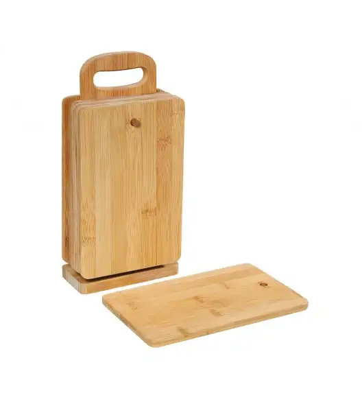 ZASSENHAUS Bambusowe deski do krojenia na stojaku 22 x 18 x 6 cm ECO LINE / FreeForm
