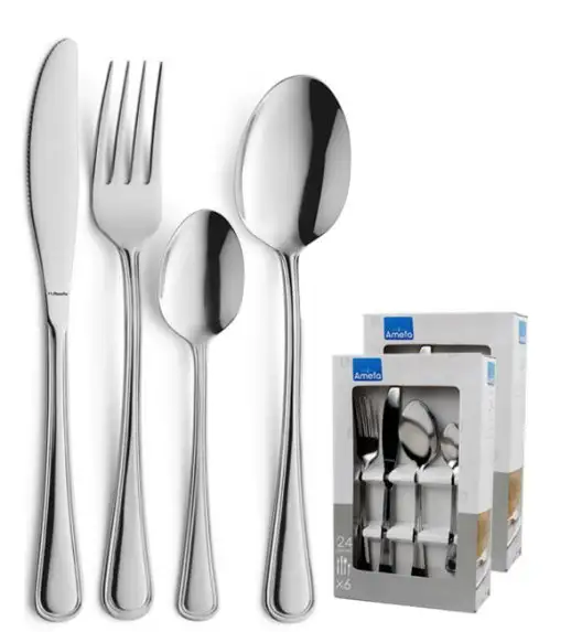 AMEFA BOLOGNA Sztućce UE 48 el w pudełku / 12 os / połysk