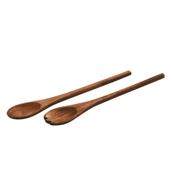 ZASSENHAUS Sztućce do sałaty z drewna akacjowego 35 cm