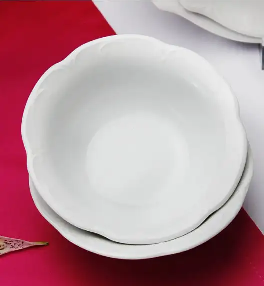 CHODZIEŻ KAMELIA C000 BIAŁA Serwis obiadowy 44 el / 12 osób / porcelana