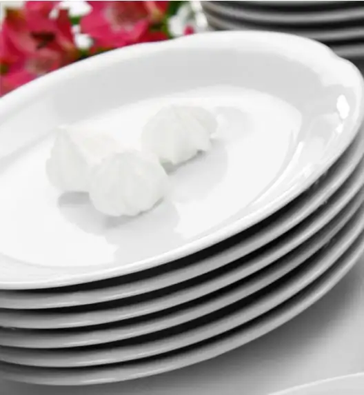 CHODZIEŻ KAMELIA C000 BIAŁA Serwis obiadowy 44 el / 12 osób / porcelana