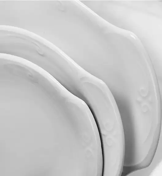 CHODZIEŻ KAMELIA C000 BIAŁA Serwis obiadowy 44 el / 12 osób / porcelana