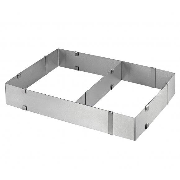 KUCHENPROFI Regulowana forma do pieczenia PATISSIER / stal nierdzewna / FreeForm