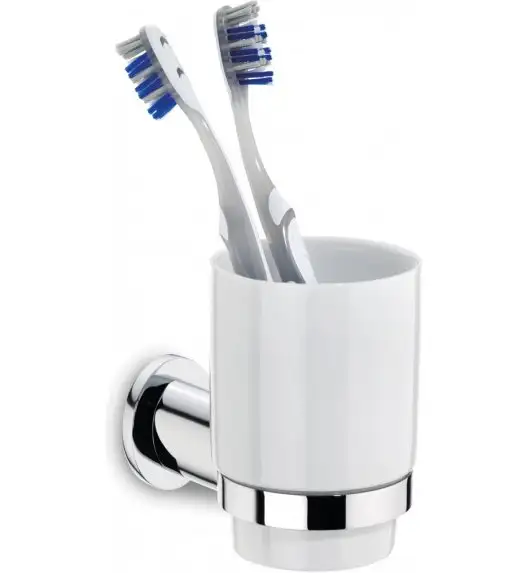 KELA MAKIRA Kubek na szczoteczki do zębów ⌀ 7 cm / ceramika