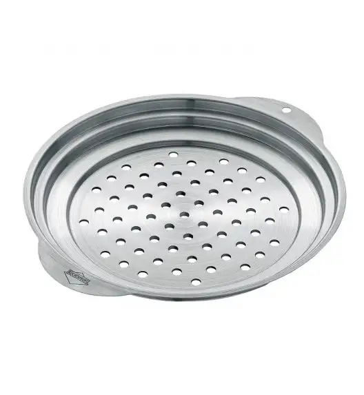 KUCHENPROFI Nakładka do lanych klusek ze szpatułką ⌀ 27 cm / stal nierdzewna / FreeForm