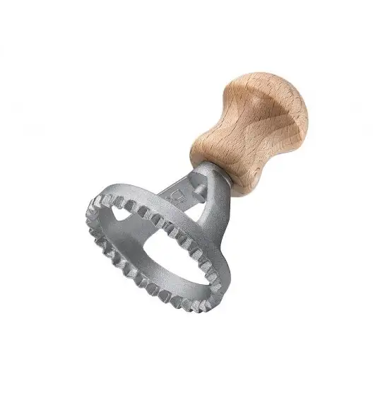 KUCHENPROFI Wykrawacz do ravioli ⌀ 8 cm drewno bukowe / FreeForm