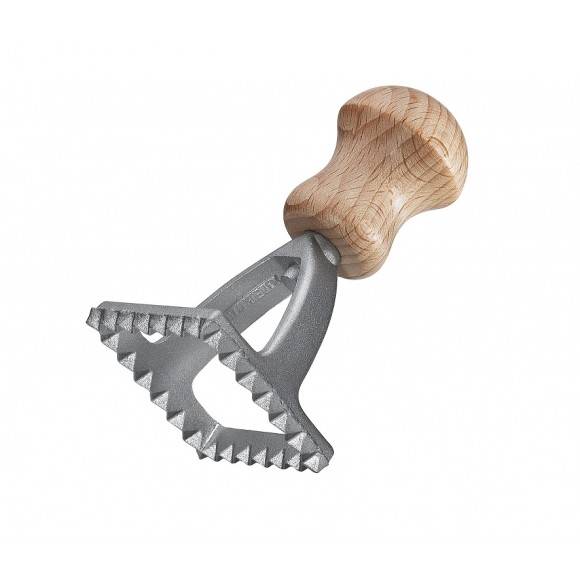 KUCHENPROFI Kwadratowy wykrawacz do ravioli 4 x 4 cm drewno bukowe / FreeForm