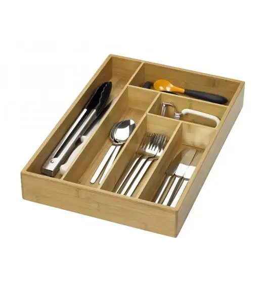 LURCH Drewniany wkład na sztućce i przybory kuchenne / drewno bambusowe / FreeForm